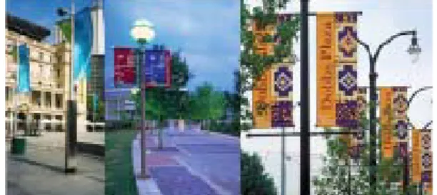 Gambar 5.3 Ilustrasi signage sepanjang jalan utama kawasan 