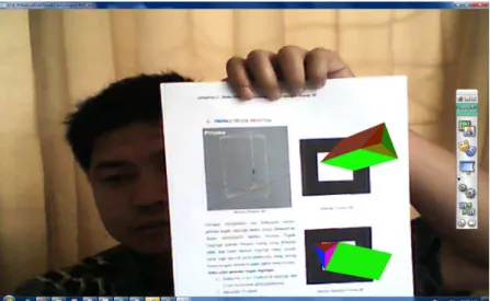 Gambar 4.3 Model bangun ruang Prisma Segitiga 3D 