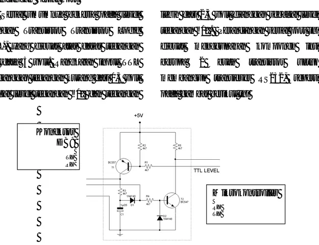 Gambar 5. Rangkaian Serial Port  Perancangan Software Aplikasi  