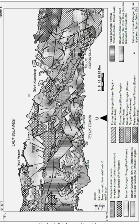 Gambar 4. Peta Geologi Gorontalo