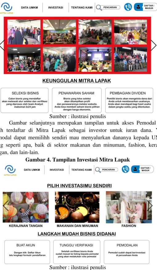 Gambar 3. Tampilan Awal Mitra Lapak 