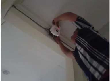 Gambar yang dikirimkan oleh IP camera ke layer 2 akan diteruskan  lagi ke layer 3. 