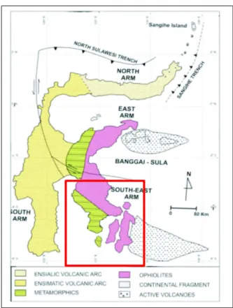 Gambar 1.1 Peta Geologi Sulawesi (Hamilton 1979)