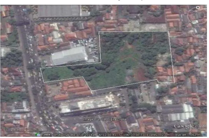 Gambar 3.1 Peta lokasi Treepark City Cikokol 