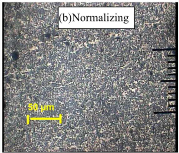 Gambar 13. Struktur mikro daerah Las (a) Raw, (b) Normalizing, (C) Annealing 