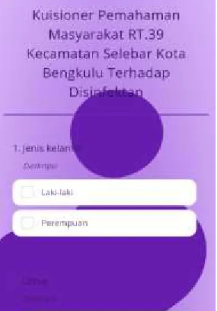 Gambar 4. Tampilan Survey Online 