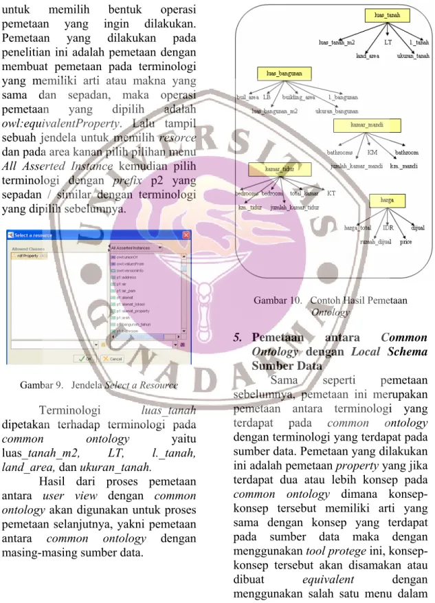 Gambar 9.   Jendela Select a Resource 