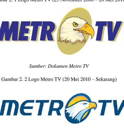 Gambar 2. 1 Logo Metro TV (25 November 2000 – 20 Mei 2010) 