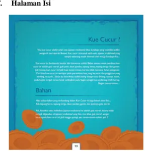 Gambar 4.20Halaman Isi Buku  Sumber: Hasil olahan peneliti, 2016 