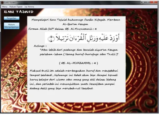 Gambar 2. Form Menu Utama 