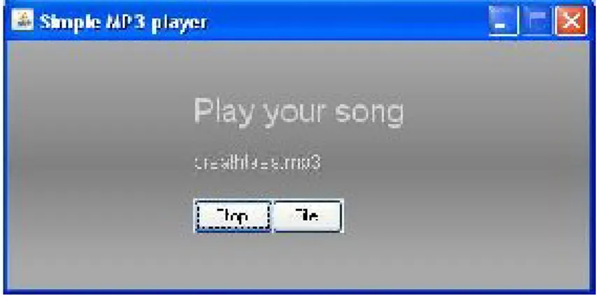 Gambar 3.2 Contoh MP3 Player sederhana