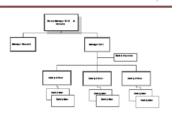 Gambar IV.2 Struktur Organisasi SHE Proyek Indarung VI