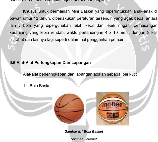 Gambar II.1 Bola Basket 
