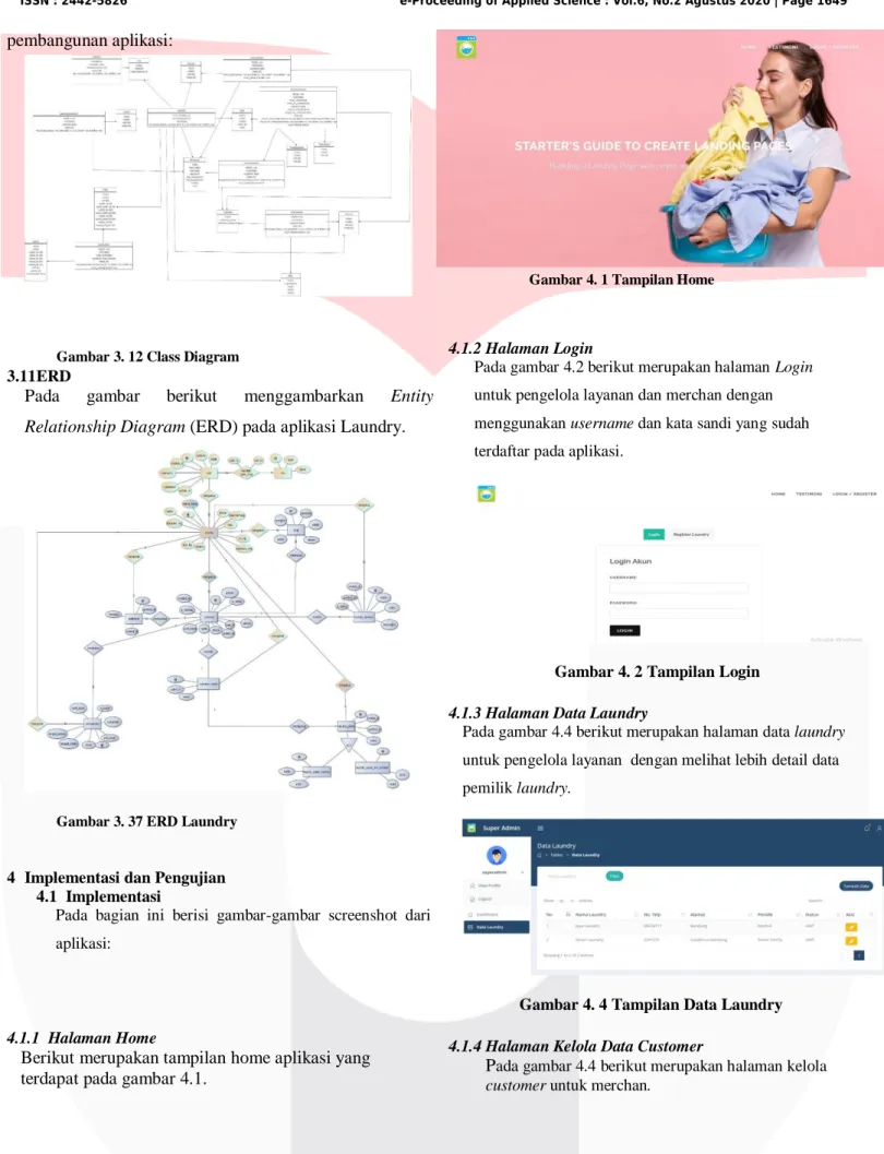 Gambar 3. 12 Class Diagram  3.11 ERD 