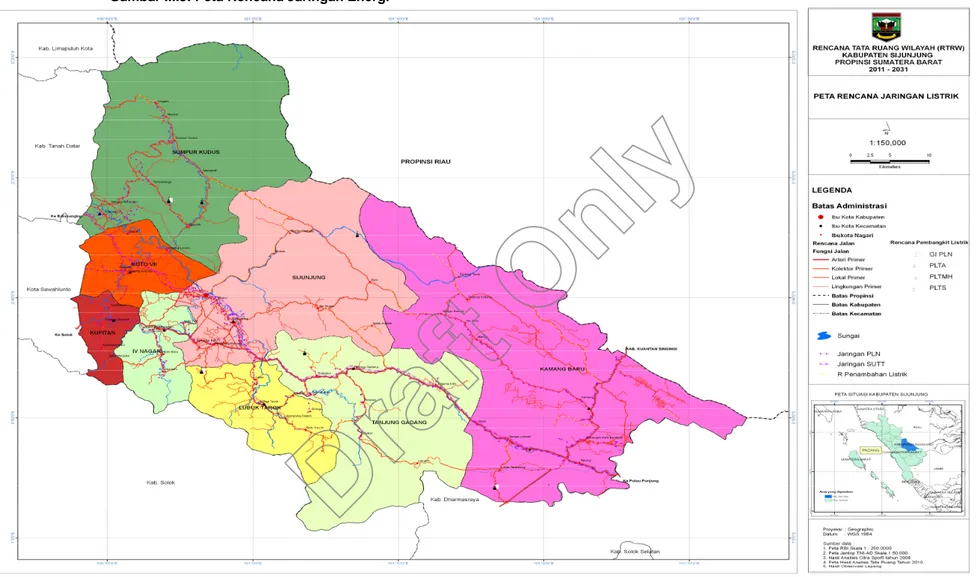 Gambar III.3: Peta Rencana Jaringan Energi