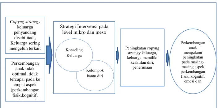 Gambar 3.2. Model Peningkatan Coping strategies Keluarga  
