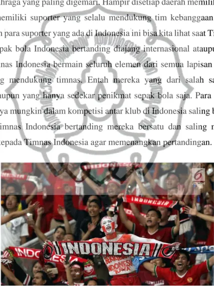 Gambar 1.4 Suporter Indonesia  
