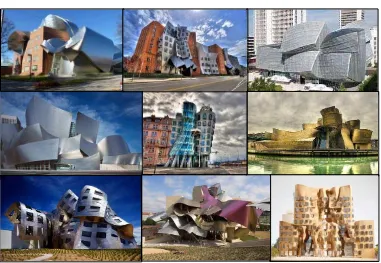 Gambar  1.1 Bangunan Arsitektur Ekspresionis Karya Frank Gehry Sumber: Google 