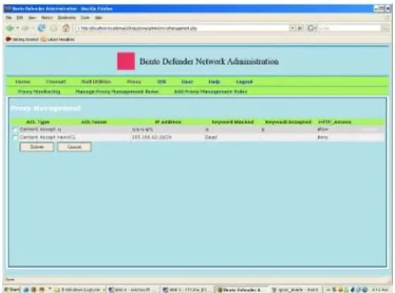 Gambar 10 Halaman Proxy Management