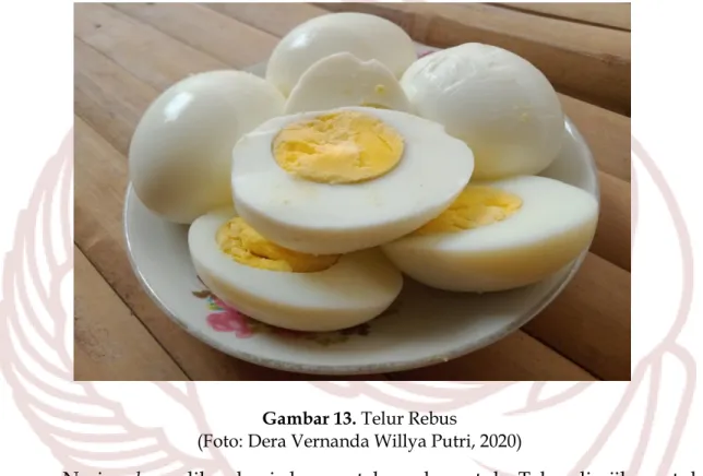 Gambar 13. Telur Rebus 