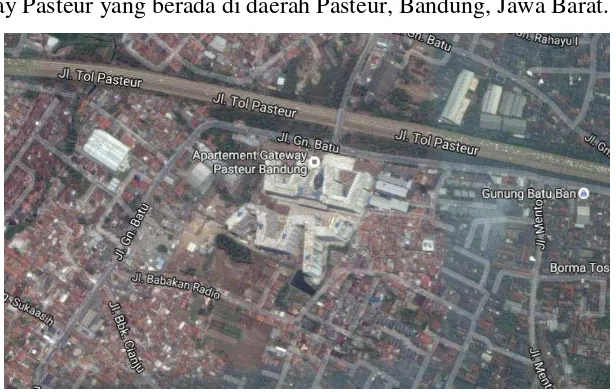 Gambar 3.1 Lokasi Proyek Apartement Gateway Pasteur Bandung 