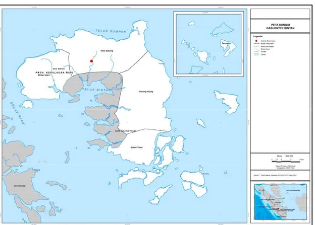 Gambar 2.4 Profil Sungai Kabupaten Bintan