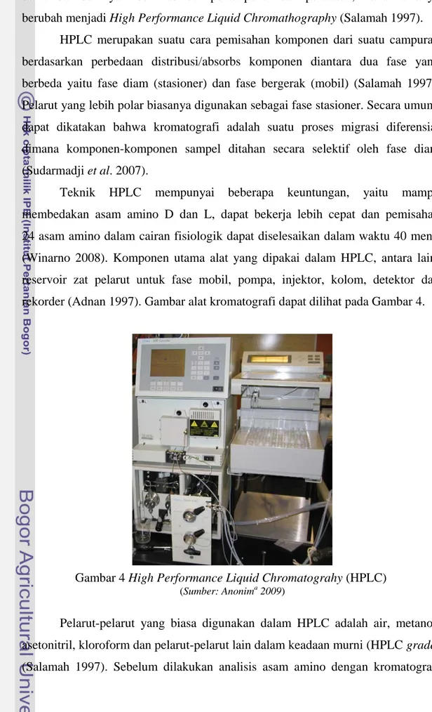 Gambar 4 High Performance Liquid Chromatograhy (HPLC) 