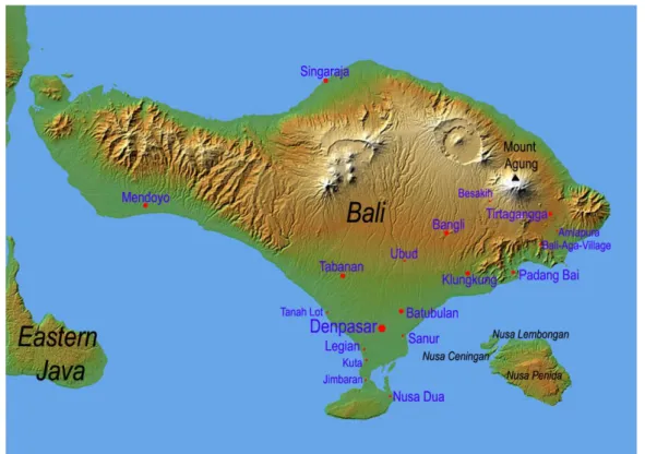 Gambar B.1. Peta Provinsi Bali 
