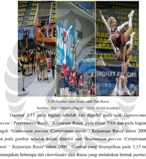 Gambar 3.13 pada bagian sebelah kiri diambil  pada saat  Первенство  России / Perevenstvo Rosii/ ‘ Kejuaraan Rusia’ pada tahun 2009  dan pada bagian  tengah  Чемпионат  россии  /Cempionam rossii/ ‘ Kejuaraan Rusia’ tahun  2008  dan  pada gambar sebelah kan