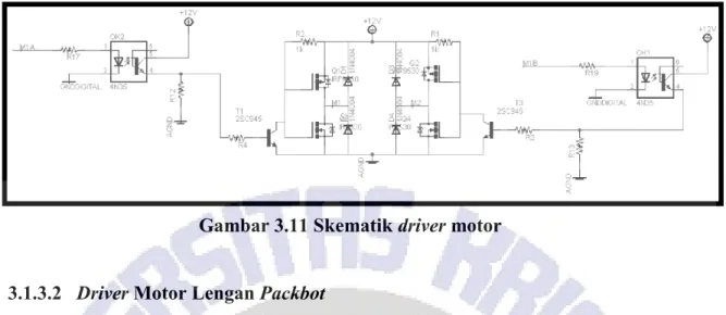 Gambar 3.11 Skematik driver motor 