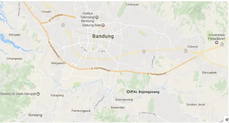 Gambar 3.2. Lokasi IPAL Bojongsoang – Bandung 