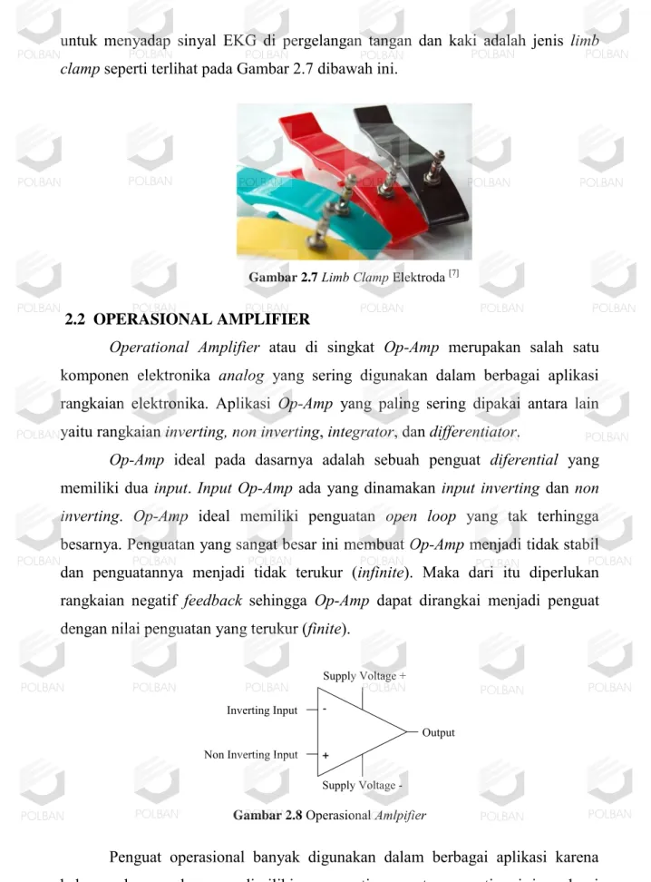 Gambar 2.7  Limb Clamp Elektroda  [7] 