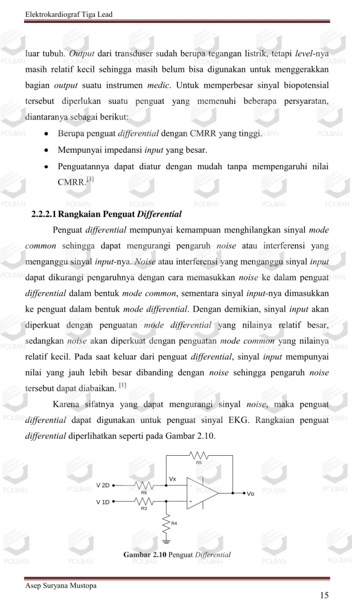 Gambar 2.10  Penguat Differential          