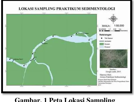 Gambar. 1 Peta Lokasi Sampling  