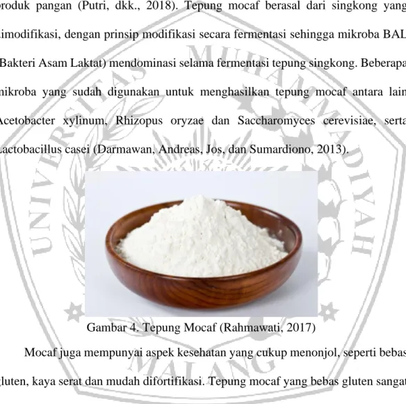 Gambar 4. Tepung Mocaf (Rahmawati, 2017)
