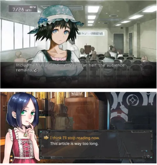 Gambar 2.2. Contoh Visual Novel 