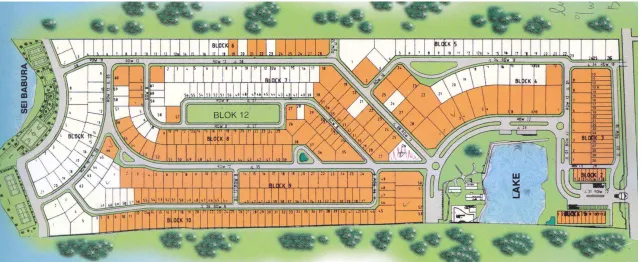 Gambar 4.1 Siteplan Perumahan Citra Wisata 