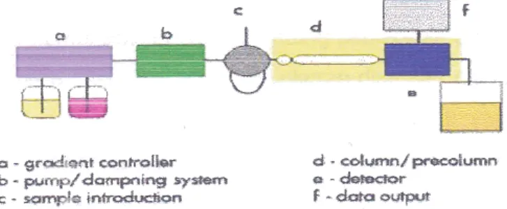 Gambar IV.4. Bagan alat HPLC 