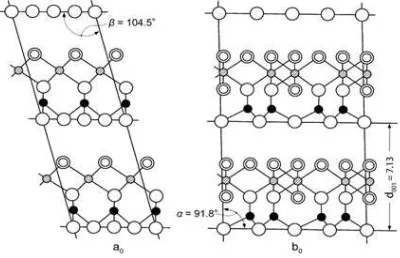 Gambar 1. Struktur kaolinit (Murray, 2007).  