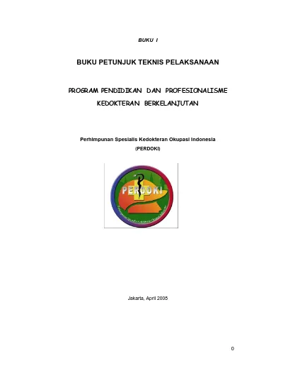 BUKU PETUNJUK TEKNIS PELAKSANAAN