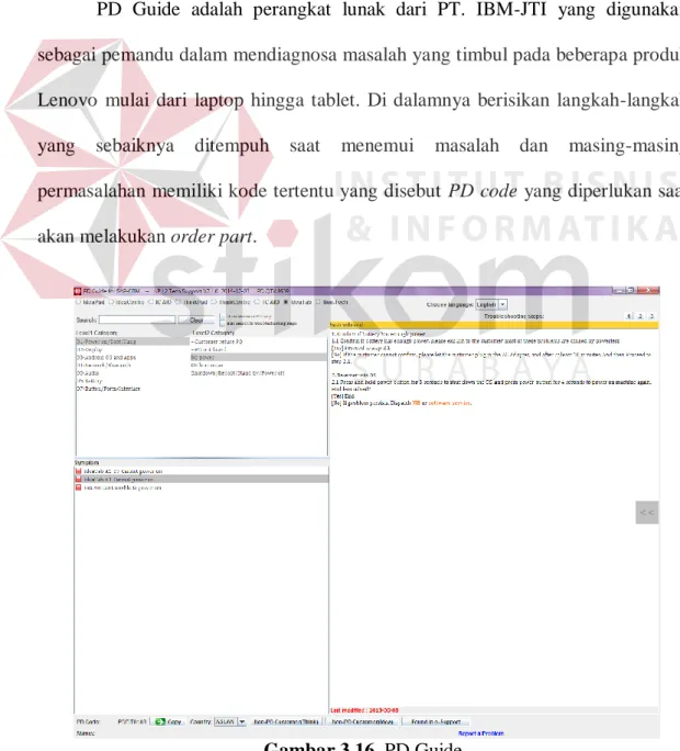 Gambar 3.16. PD Guide 