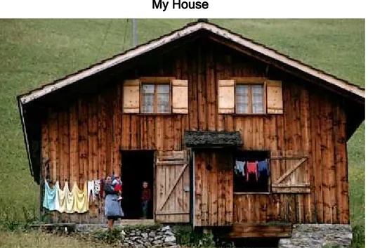 Gambar dan Teks untuk Pertemuan 2  My HouseMy HouseMy House My House    