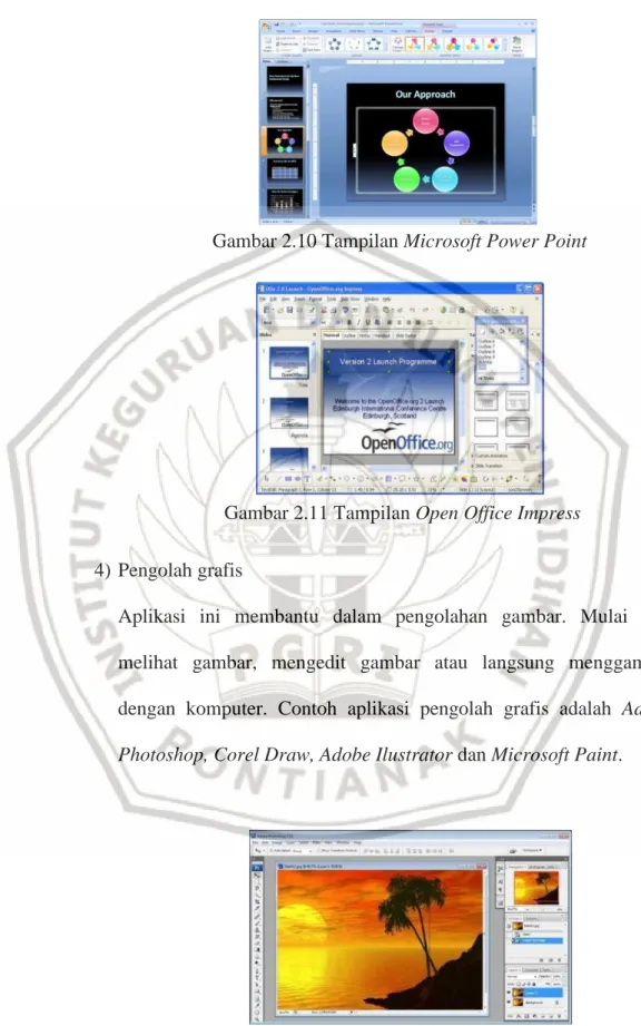 Gambar 2.10 Tampilan Microsoft Power Point 