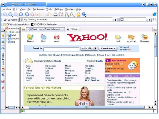 Gambar  22 Search Engine Yahoo