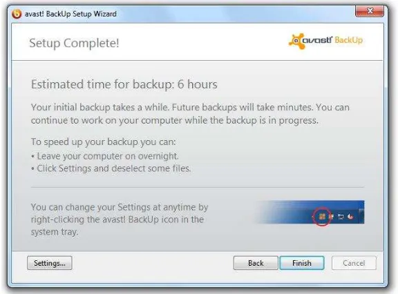 Figure 3: Setup Complete Screen 