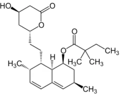 Gambar 2.1 Struktur Simvastatin 