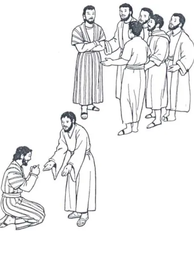 gambar manakah yang menunjukkan bahwa  Tomas menjadi percaya bahwa Yesus telah hidup kembali?