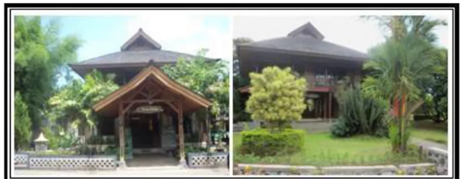 Gambar 3. Arsitektural bangunan dan lanskap Kebun Wisata Pasirmukti  g.  Visual Lanskap 