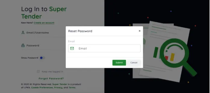Gambar Modal Reset Password 