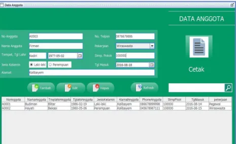 Gambar 4.10 Tampilan Tambah Data